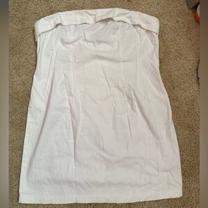 Wild Fable White Strapless Top